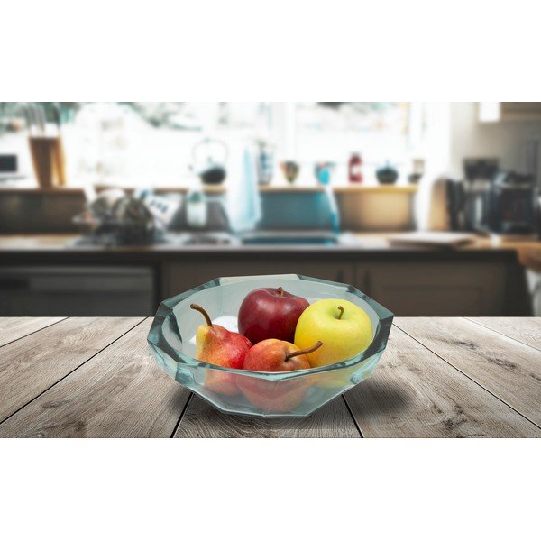 Ciotola in vetro riciclato blu Pietra, ø 25 cm - Mauro Ferretti-image-1