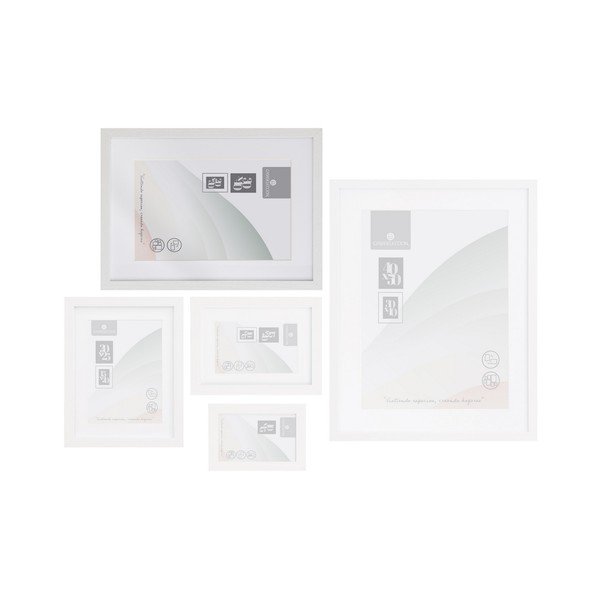 Cornice bianca da appendere 32x42 cm Sencillo – Casa Selección-image-1