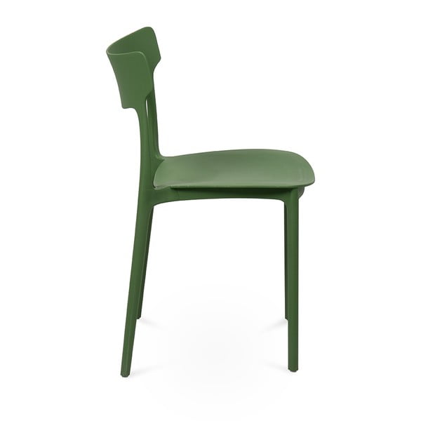 Sedia da esterno verde in plastica Biá – Bonami Essentials-image-4