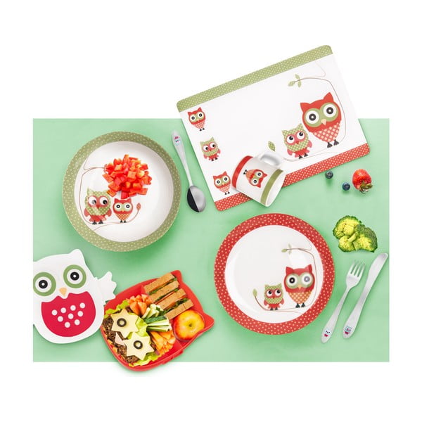 Thermos rosso e bianco per bambini 480 ml Sova - Orion-image-4