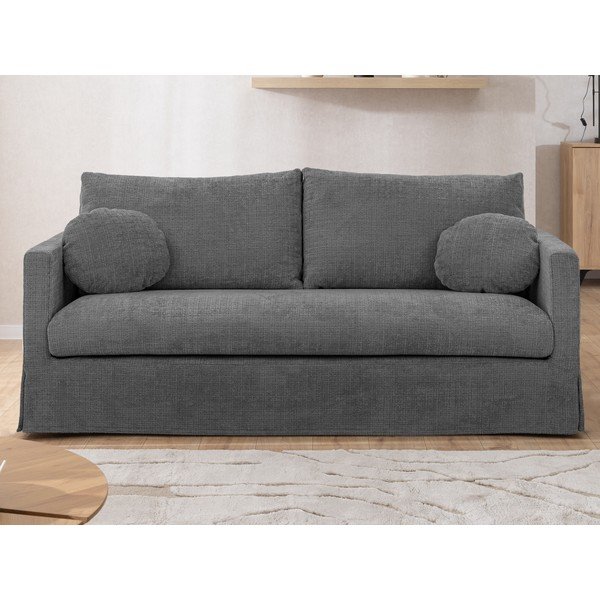 Divano grigio scuro 195 cm Paphos – Ropez-image-1