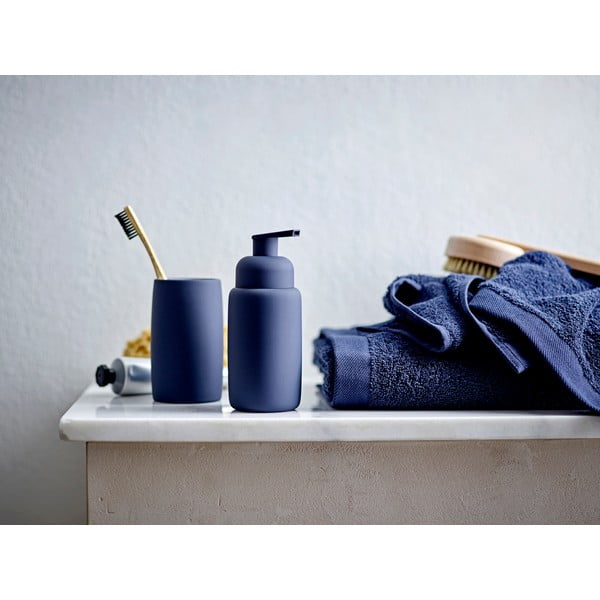 Asciugamano tipo terry blu scuro in cotone 40x60 cm Comfort – Södahl-image-1