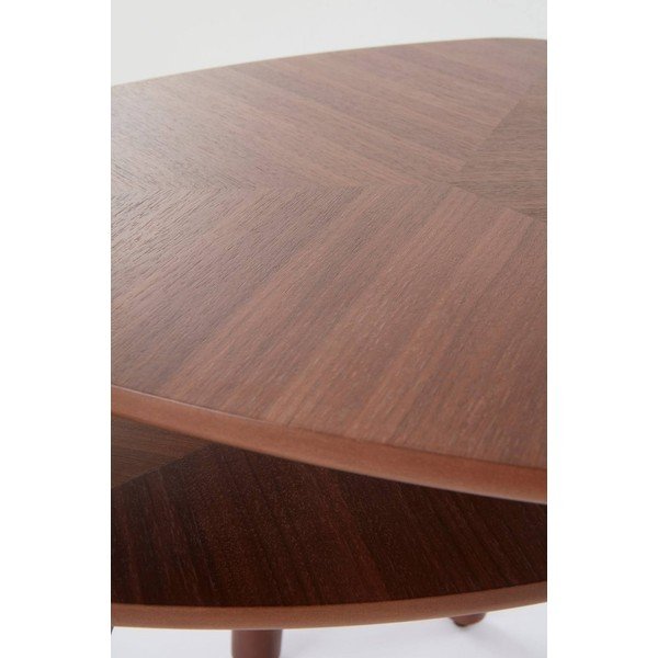 Set di tavolini con effetto noce 2 pz 55x56 cm Tulua – Jotex-image-4