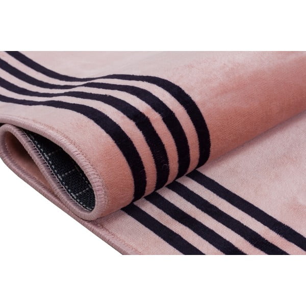 Tappeto rosa lavabile 300x100 cm - Vitaus-image-3