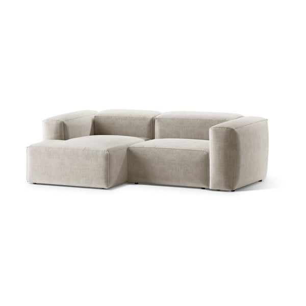 Divano angolare beige (con penisola a sinistra/con chaise lounge) Bergamo – Cosmopolitan Design-image-2