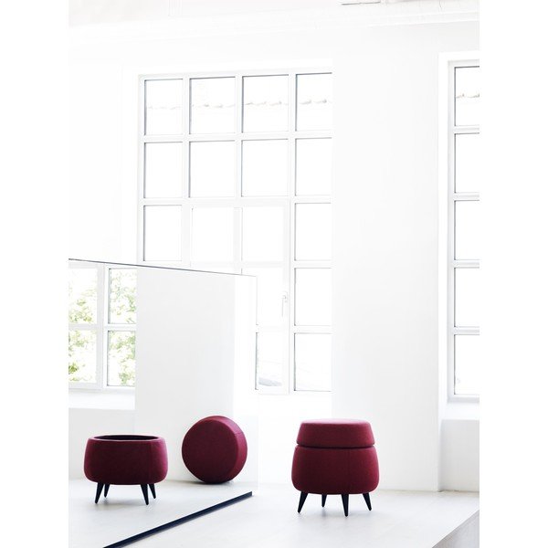 Pouf antracite con vano portaoggetti Pod - Softline-image-4