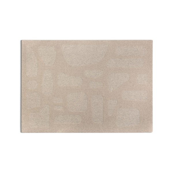 Tappeto grigio tortora in lana 160x230 cm Archipelagio – Micadoni 