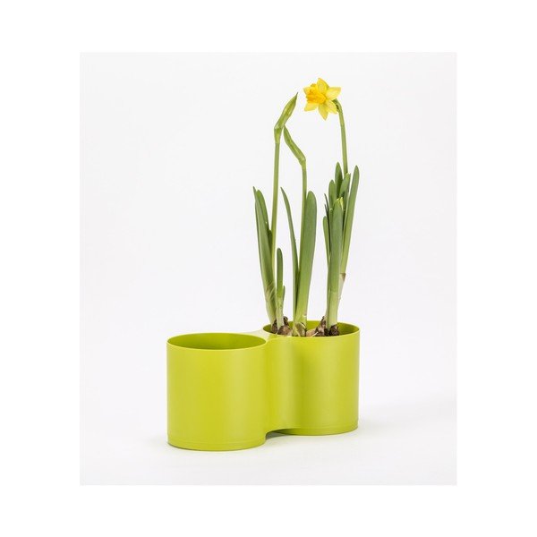 Vaso doppio verde Modulo - Plastia-image-2
