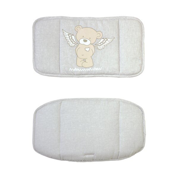 Cuscino per seggiolone grigio Heartbreakerbär – Roba