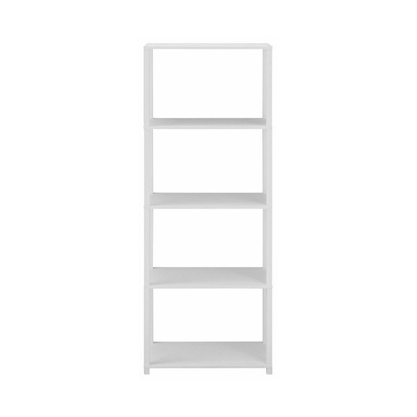 Libreria a quattro piani in legno bianco Damien - Støraa
