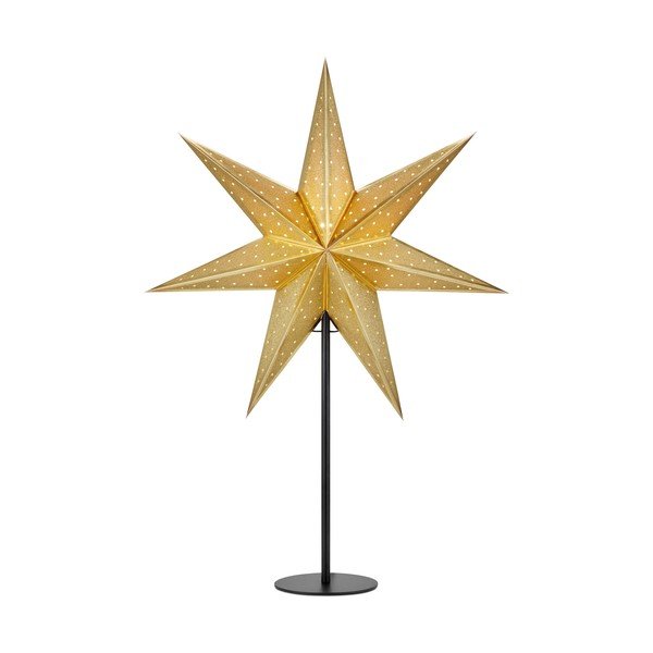 Decorazione luminosa con motivo natalizio in colore oro ø 45 cm Glitter - Markslöjd