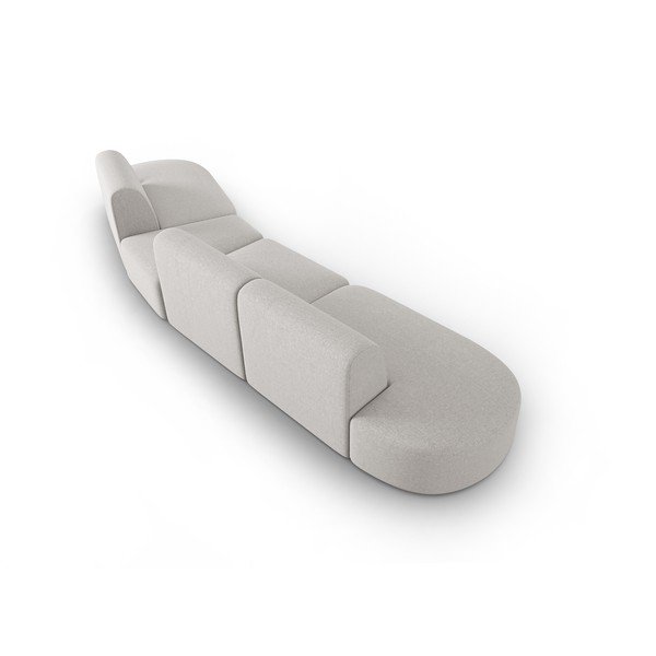 Divano grigio chiaro 412 cm Shane - Micadoni Home-image-3