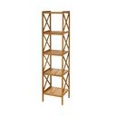 Mensola da bagno in bambù colore naturale 36,5x153 cm - Casa Selección