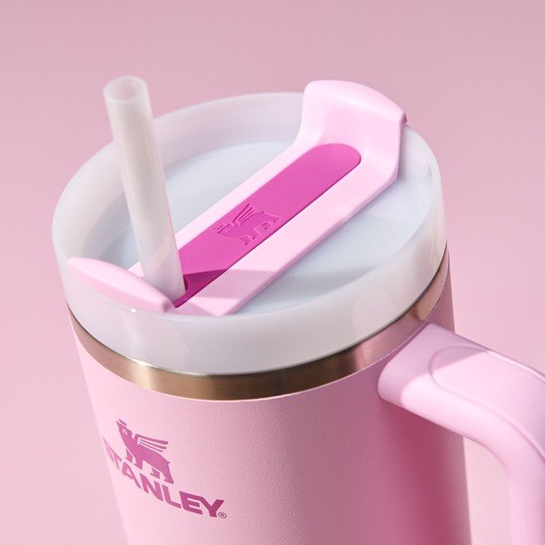 Borraccia termica rosa in acciaio inox 1,18 l Quencher H2.0 FlowState Tumbler Cherry Blossom – Stanley-image-3