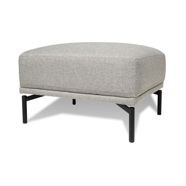 Pouf grigio e beige Flow - Scandic