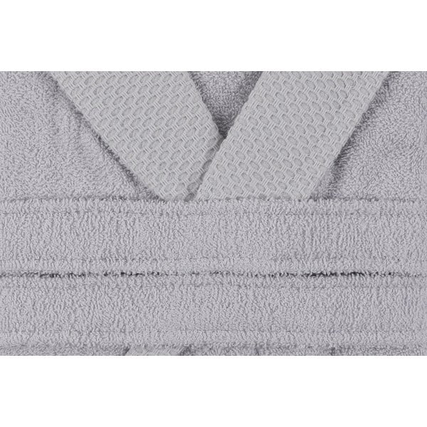 Accappatoio in cotone grigio taglia M Cappa - Foutastic-image-3