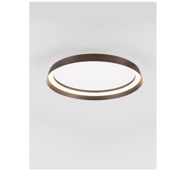Plafoniera LED marrone in alluminio con intensità regolabile Ormi – Nova Luce-image-4
