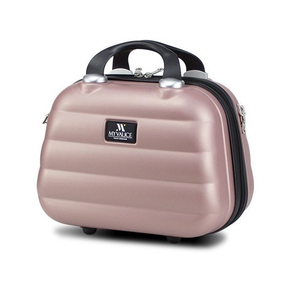 Valigia da viaggio rosa da donna My Valice SMART BAG RESSNO Make up & Hand Suitcase - Myvalice