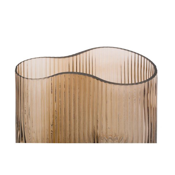 Vaso in vetro marrone Allure Wave - PT LIVING-image-2