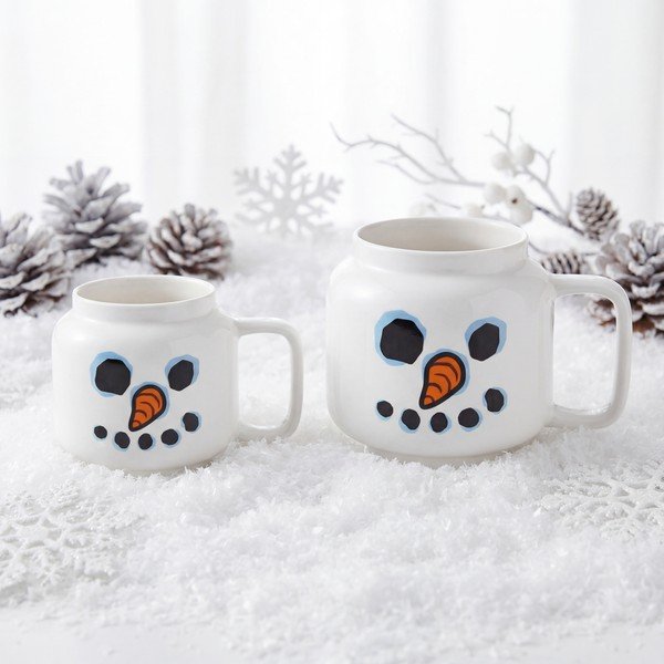 Tazza per bambini da latte bianca in ceramica 530 ml Snowman – LEGO®-image-2