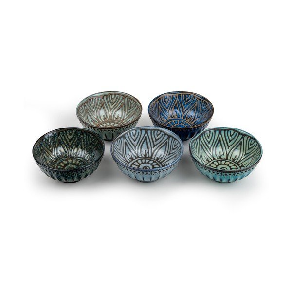 Ciotoline in set da portata in porcellana 5 pz 150 ml Jara – Bredemeijer