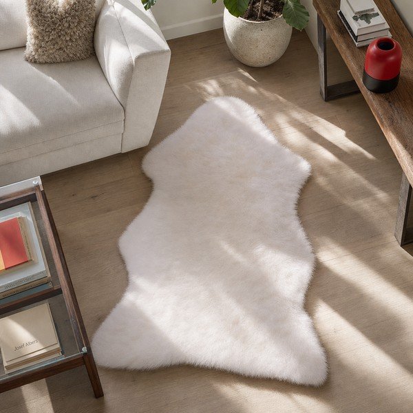 Pelle di pecora bianca , 50 x 85 cm - House Nordic-image-1