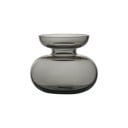 Vaso in vetro grigio chiaro fatto a mano (altezza 9 cm) Inu - Zone