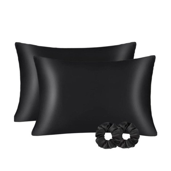 Federe in raso di seta in set da 2 50x70 cm - Mila Home