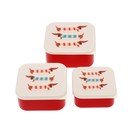 Portapranzo per bambini rossi/color crema 3 pz Sausage Dog – Rex London