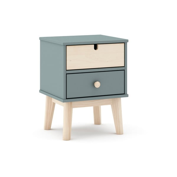 Comodino per bambini verde polveroso Estefania – Marckeric-image-3