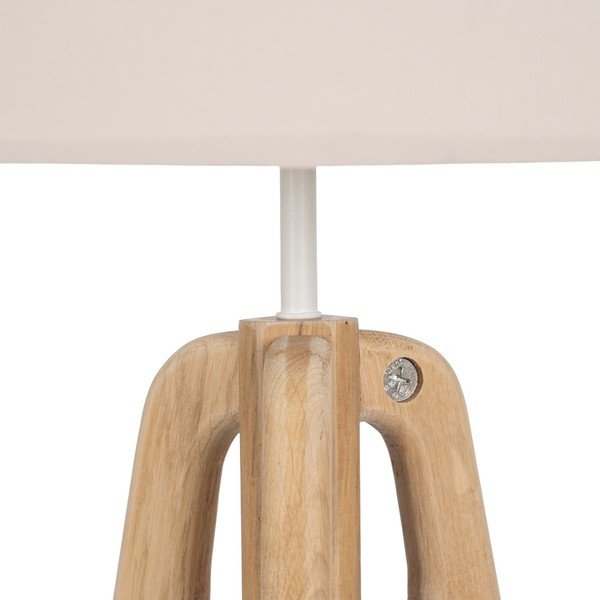 Lampada da tavolo color crema con paralume in tessuto (altezza 67 cm) - Ixia-image-3