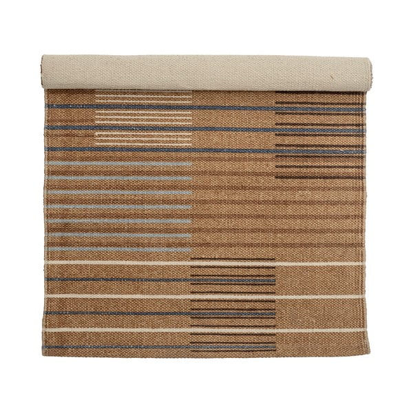 Tappeto lavabile marrone 55x80 cm Boon - Bloomingville-image-2