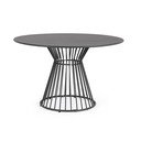 Tavolo da pranzo da giardino rotondo in acciaio ø 120 cm Austin – Bizzotto