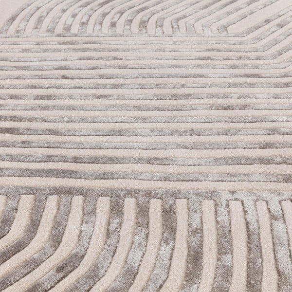 Tappeto crema tessuto a mano con lana 160x230 cm Matrix - Asiatic Carpets-image-3