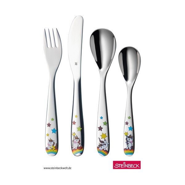 Set di 4 posate per bambini in acciaio inossidabile Unicorn - WMF-image-1