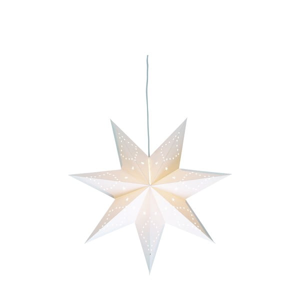 Decorazione luminosa bianca con motivo natalizio ø 75 cm Saturnus - Markslöjd