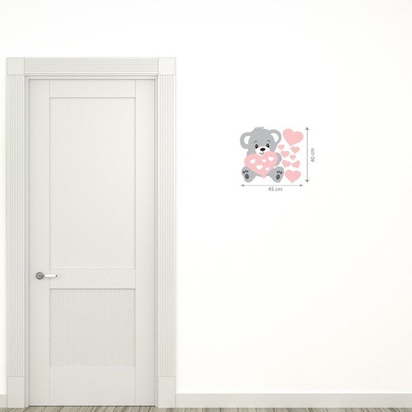 Adesivo murale Teddy Rose - Ambiance-image-1