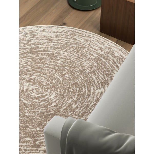 Tappeto rotondo beige/color crema ø 120 cm Gloria Cavallo – Hanse Home-image-2