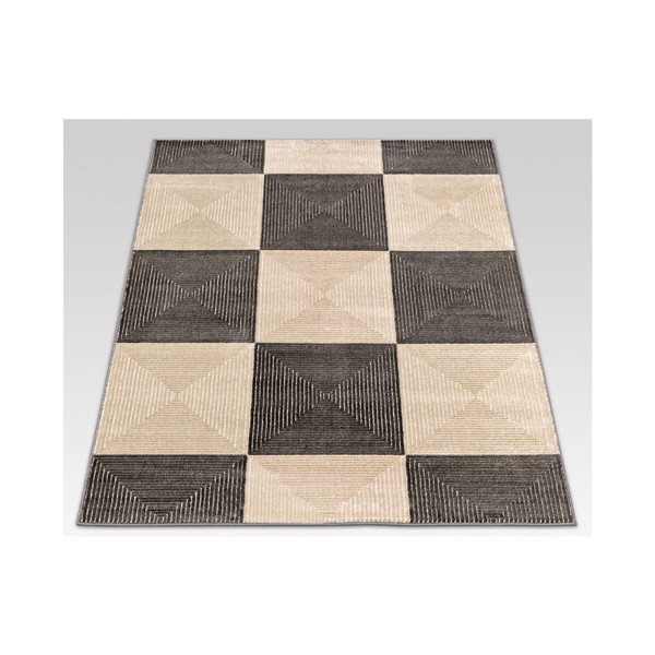 Koberec Webtappeti Reflex Brown Chess, 80 x 150 cm-image-2