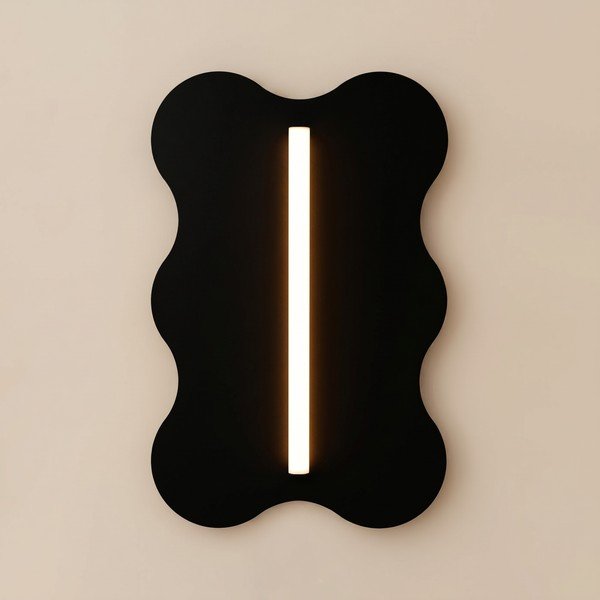 Lampada da parete nera in metallo KLOVER – Thoro-image-2