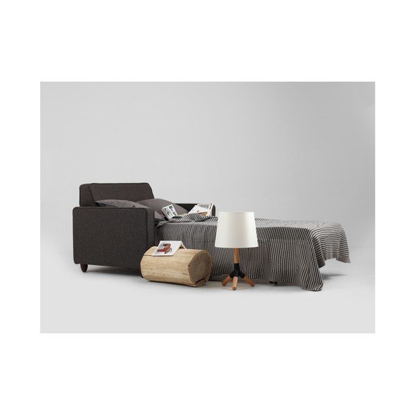 Poltrona grigio scuro-marrone Custom Form Zugo - CustomForm-image-1