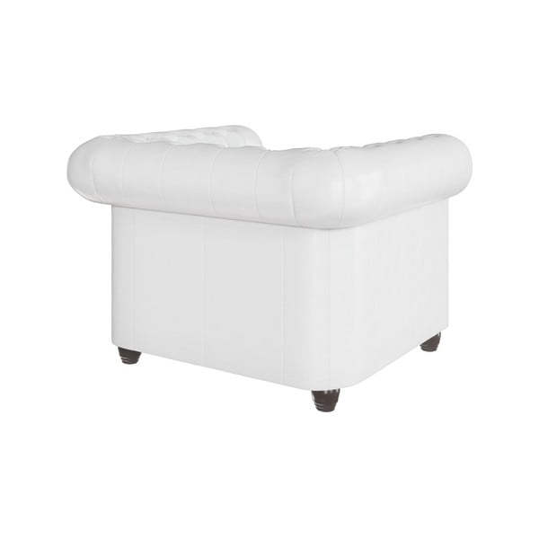 Poltrona in similpelle bianca York - Ropez-image-2