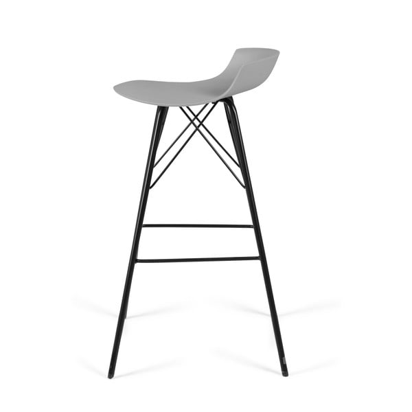 Set di sedie da bar grigia 2 pz (altezza della seduta 71 cm) Tori – Tenzo-image-3