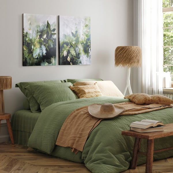 Set di quadri con elementi dipinti a mano 2 pz 50x70 cm Myrtle – Styler-image-2