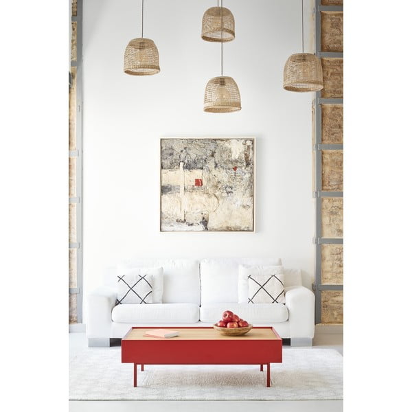 Tavolino rosso scuro Arista - Teulat-image-1