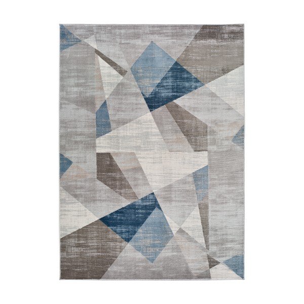 Tappeto grigio-blu , 133 x 195 cm Babek Geo - Universal