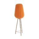 Lampada da terra color terracotta con paralume in tessuto (altezza totale 133 cm) Bibury – Light & Living