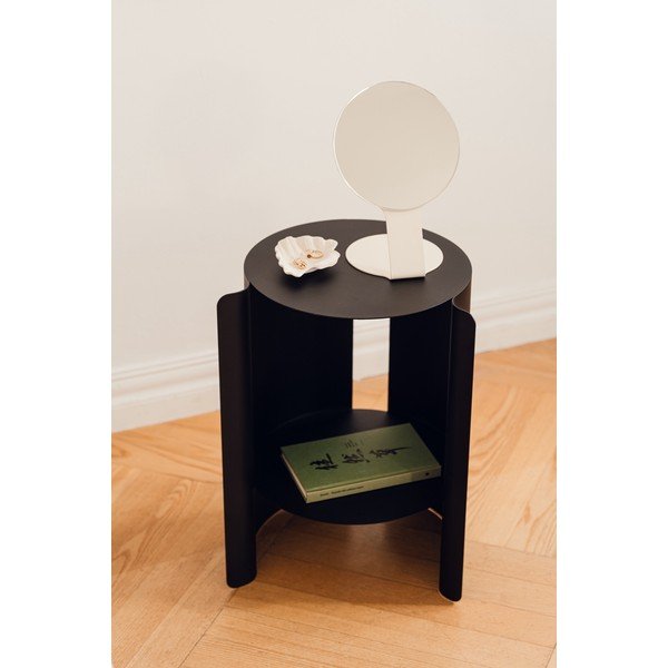 Tavolino rotondo in metallo ø 32 cm Wa – noo.ma-image-1