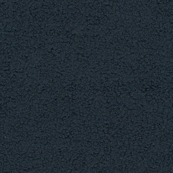 Poggiapiedi blu scuro con rivestimento in bouclé Jenny – Micadoni -image-3