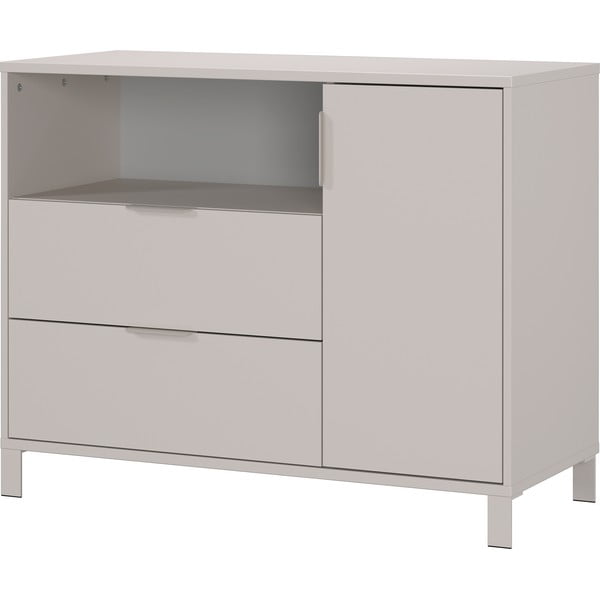 Cassettiera per bambini color crema 115x92x54 cm Alkmaar – Germania-image-2